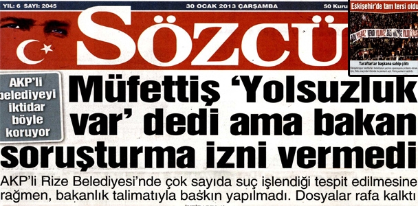 AKP'li belediyeyi iktidar böyle koruyor