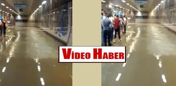 Taksim metro su baskını