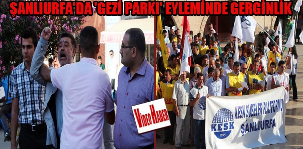 Şanlıurfa'da Gezi Park'ı eyleminde gerginlik