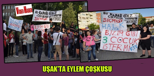 Uşak'taki eylemde 'İstiklal Marşı' gerginliği